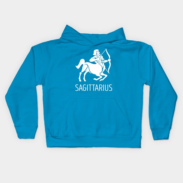 Astrological Zodiac Tee Shirts - Sagittarius the Archer Kids Hoodie by calebprue